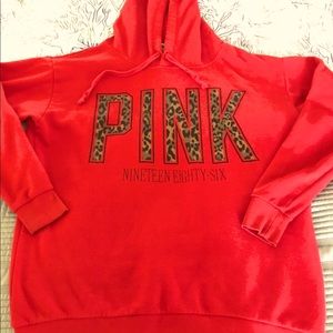 FOUND ❤️ VS PINK Red Cheetah Hoodie Please help me find!!